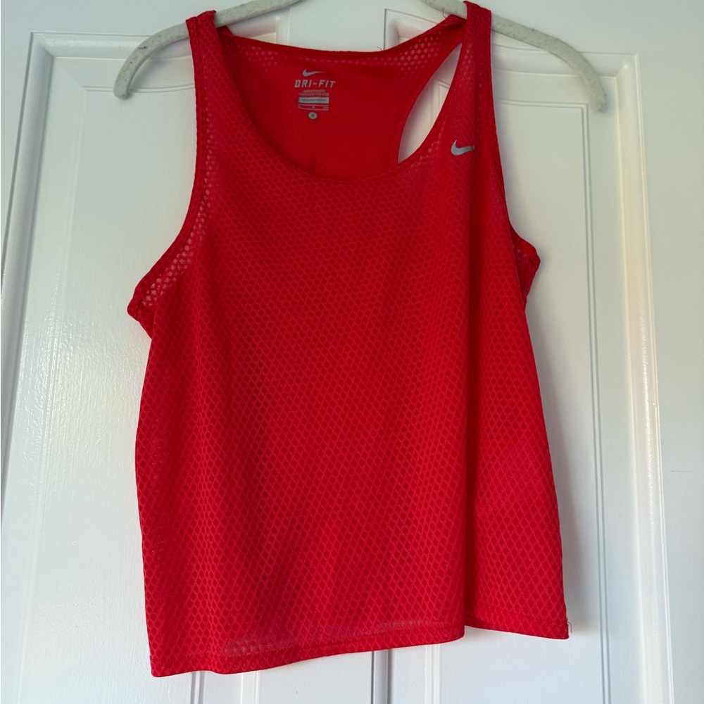 Nike Red Dri-FIT Athletic Top
